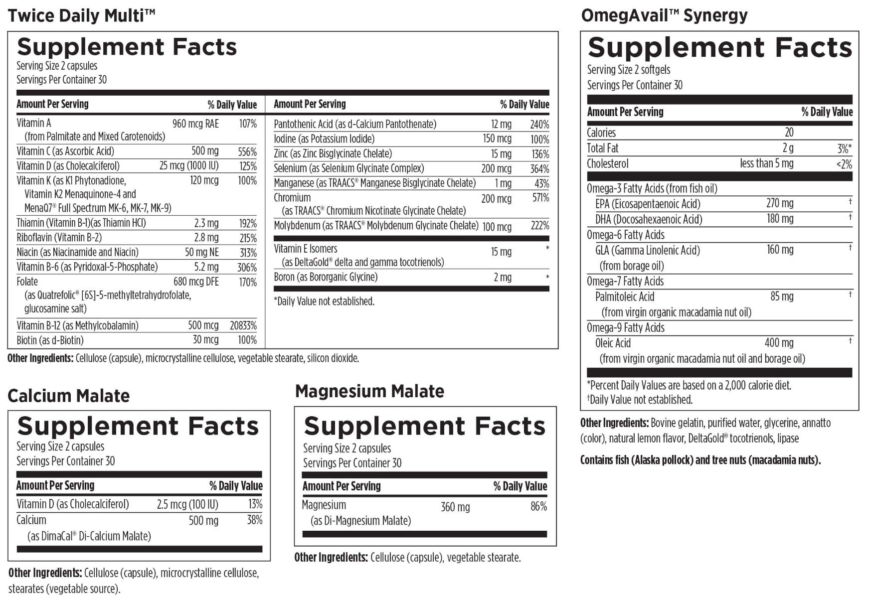 Twice Daily Essential Packets | Superior Natural Products - Science First -  Designs for Health